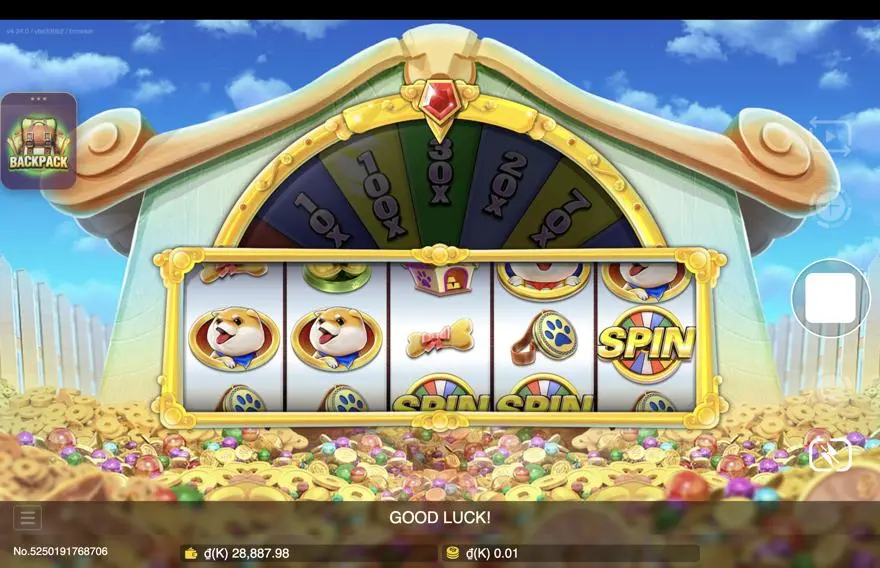 Ảnh màn hình gameplay game Go Lai Fu (slot JDB) chơi tại LC79