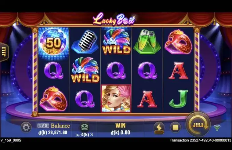 Ảnh bảng biểu tượng & tính năng game Lucky Ball (slot JILI) chơi tại LC79
