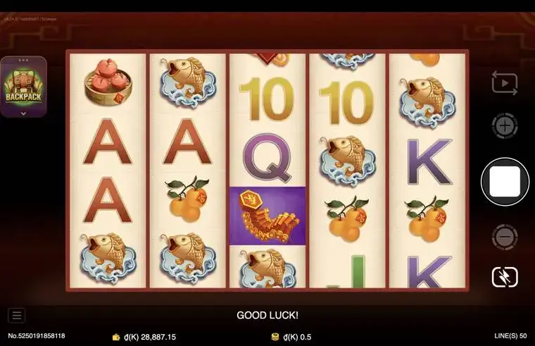 Ảnh màn hình gameplay game New Year (slot JDB) chơi tại LC79
