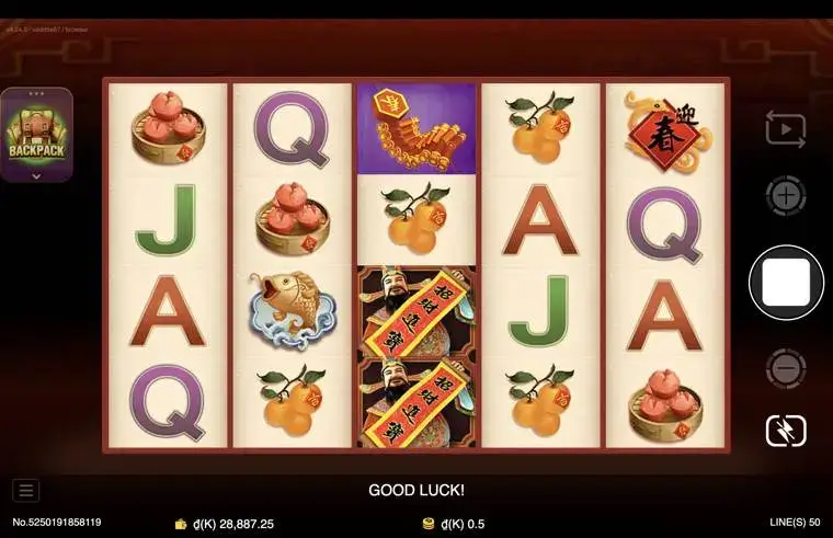 Ảnh bảng biểu tượng & tính năng game New Year (slot JDB) chơi tại LC79