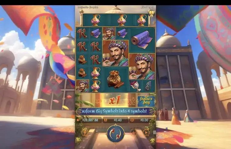Ảnh màn hình gameplay game cách chơi majestic empire lc79 (slot) chơi tại LC79