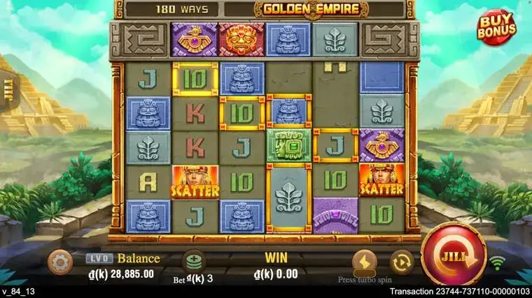 Ảnh màn hình gameplay game Golden Empire (slot JILI) chơi tại LC79