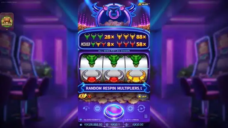 Ảnh bảng biểu tượng & tính năng game Super Niubi Fortune X-Huge (slot JDB) chơi tại LC79