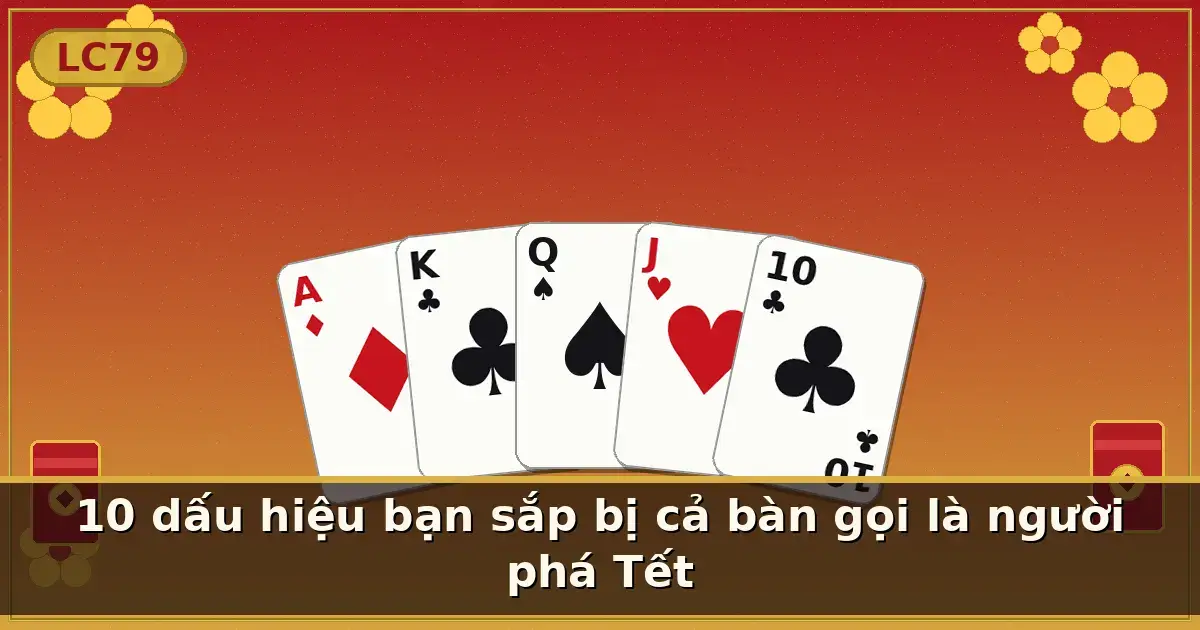 10 dấu hiệu bạn sắp bị cả bàn gọi là người phá Tết — LC79