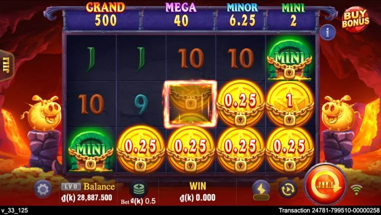 Ảnh màn hình gameplay game Devil Fire 2 (slot JILI) chơi tại LC79