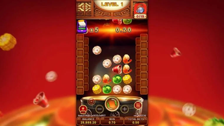 Ảnh giao diện chính game HOT POT PARTY (slot FC) chơi tại LC79