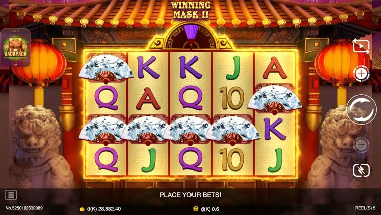 Ảnh màn hình gameplay game WinningMask II (slot JDB) chơi tại LC79